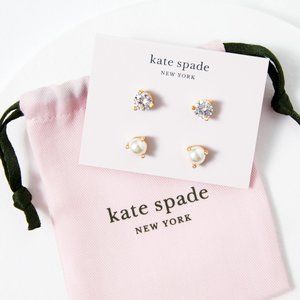 Kate Spade Rise & Shine Stud Earring Set NWT